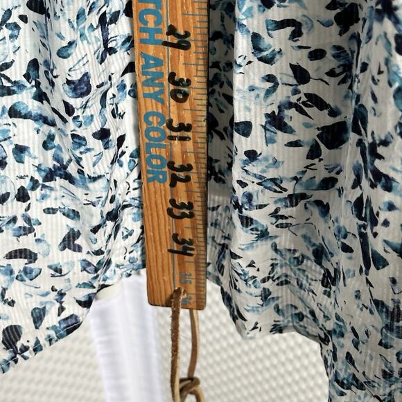 Ralph Lauren Womens Plus Floral Maxi Peasant, Boho Skirt Blue Multi 18 - Picture 10 of 14